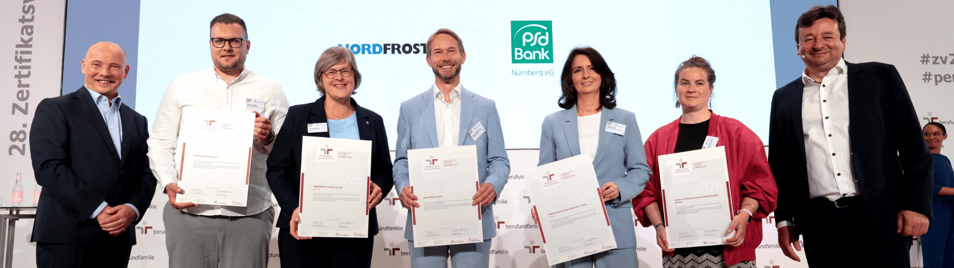 NORDFROST Zertifikatübergabe berufundfamilie