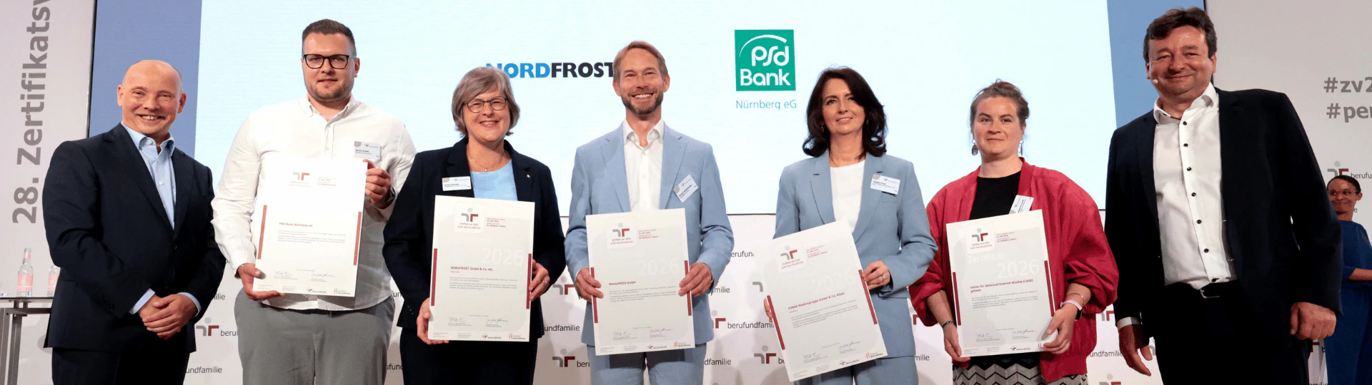 NORDFROST Zertifikatübergabe berufundfamilie